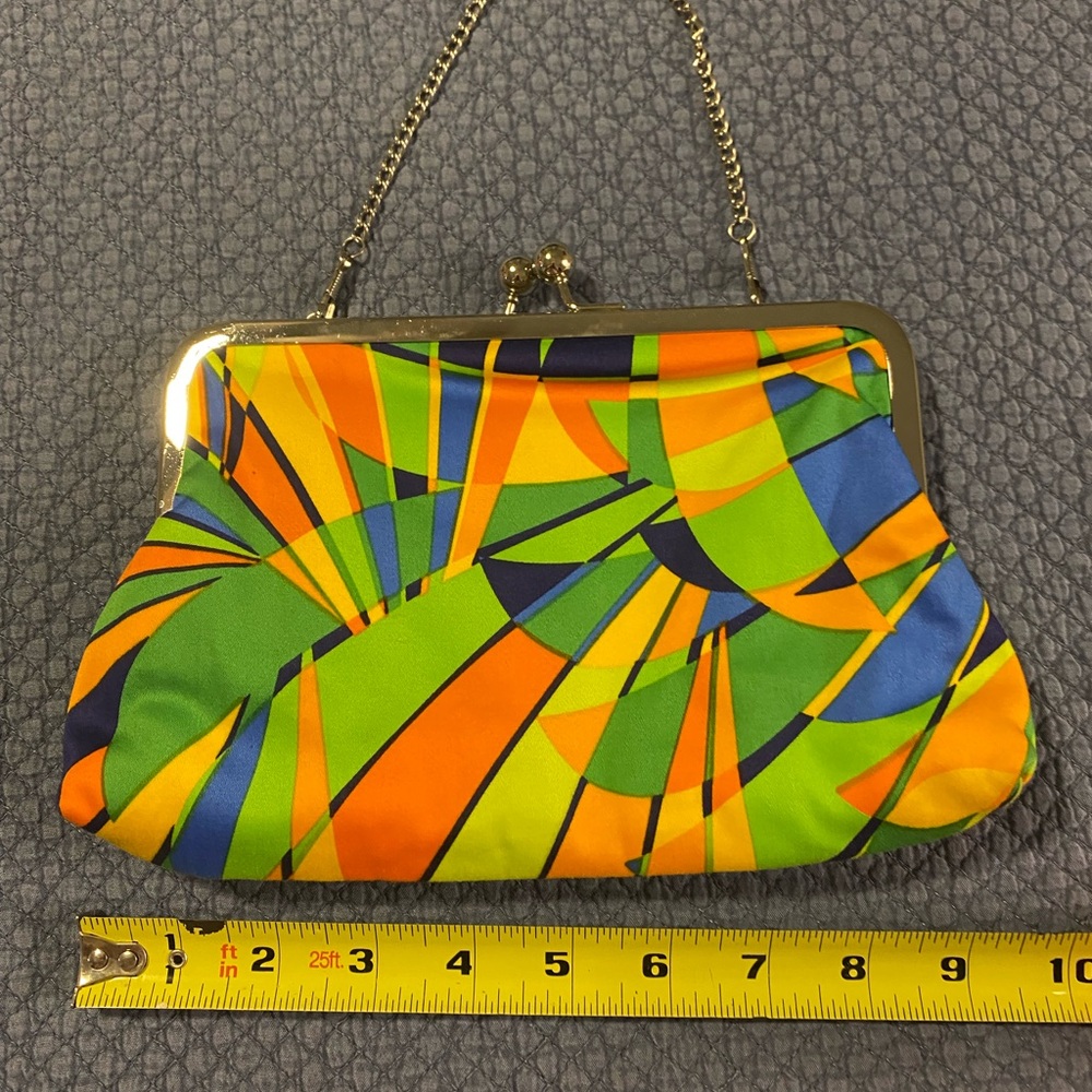 Colorful Geometric Clutch Bag